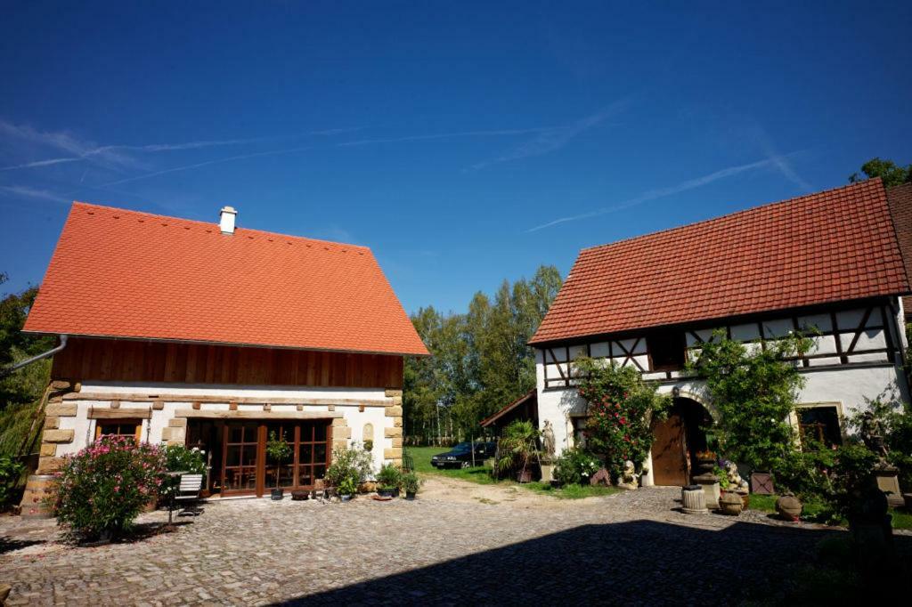Obere Muehle - Scheunenwohnung Mitten Im Gruenen Baunach Luaran gambar